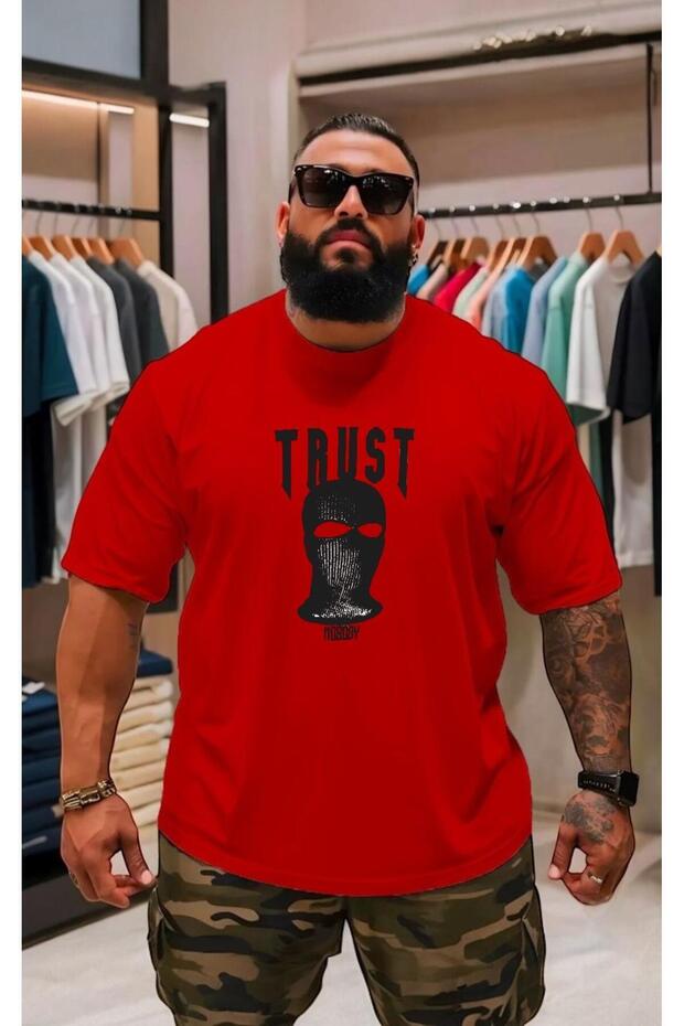 Plus Size Unisex Printed T-Shirt