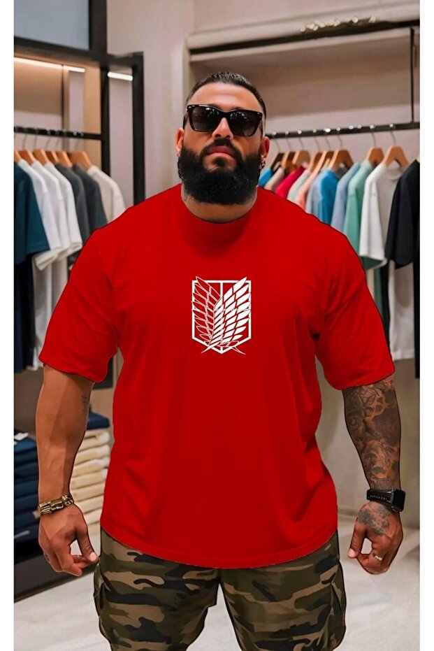 Plus Size Unisex Printed T-Shirt