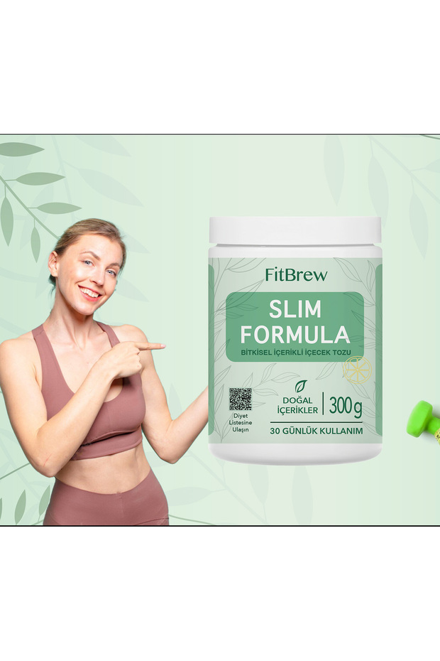 SLIM FORMULA BİTKİSEL İÇECEK TOZU 300G - 2