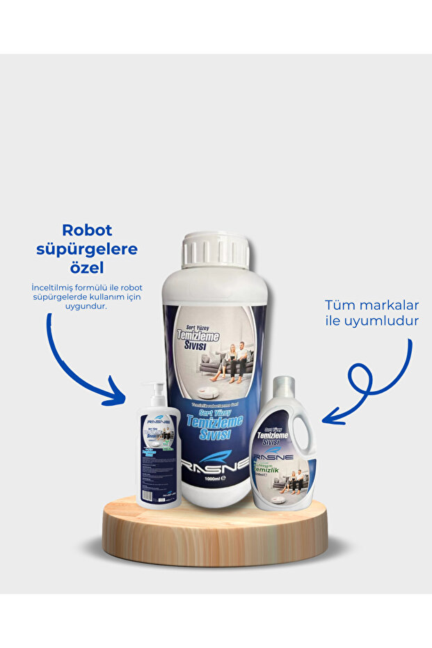 Robot Süpürge Sert Yüzey Temizleme Sıvısı 2L - 4