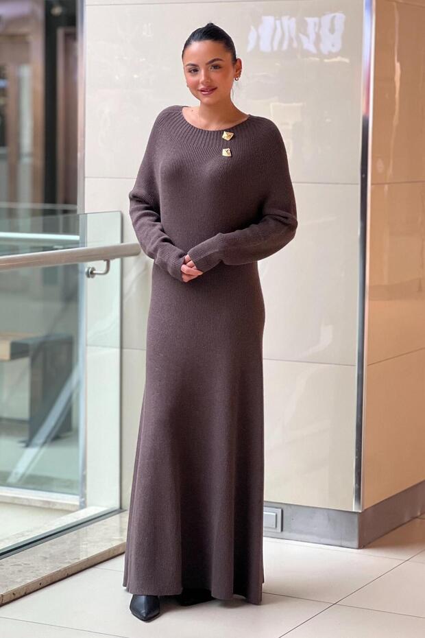 Fitilli Triko Elbise - 2