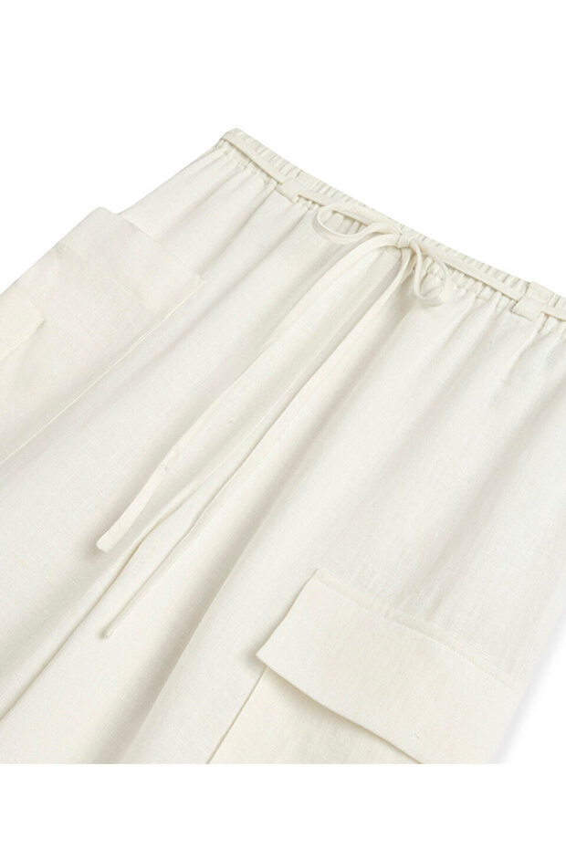 KETEN KARGO PANTOLON - 4