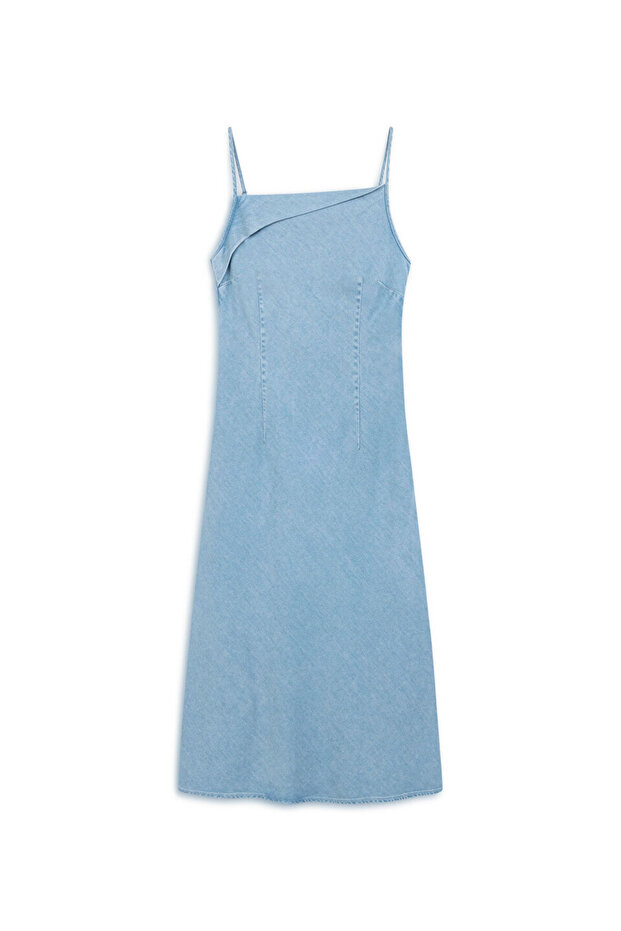 ASKILI JEAN ELBİSE - 2