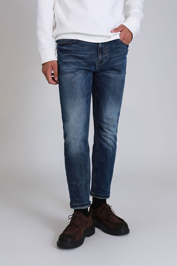 Bert Smart Jean Erkek Pantolon Slim Fit Mavi - 2