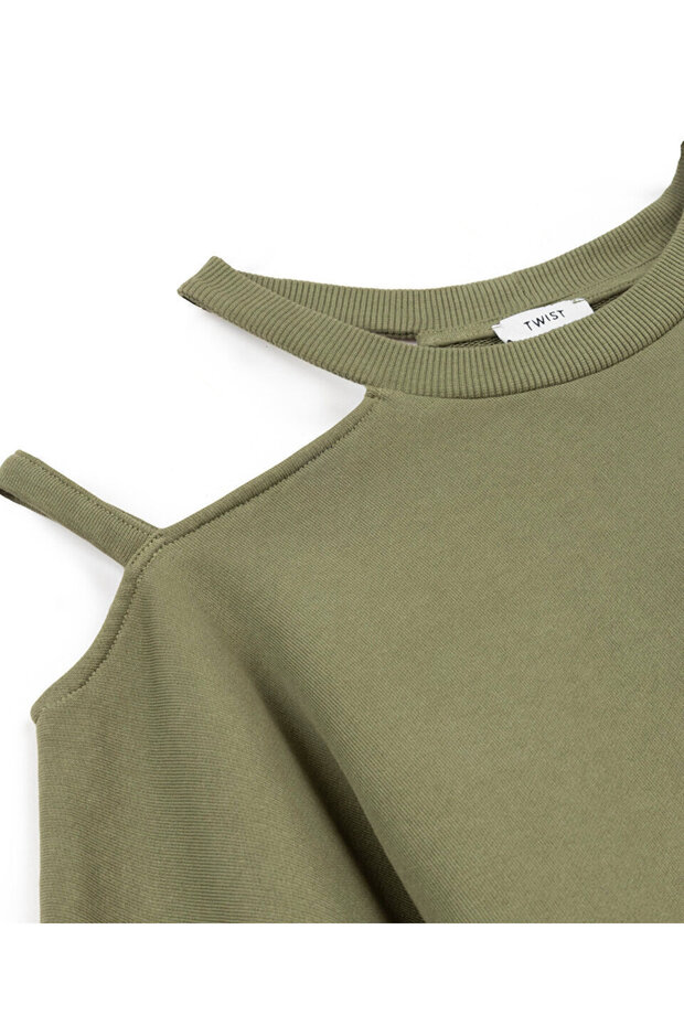 Cutout sweatshırt - 4