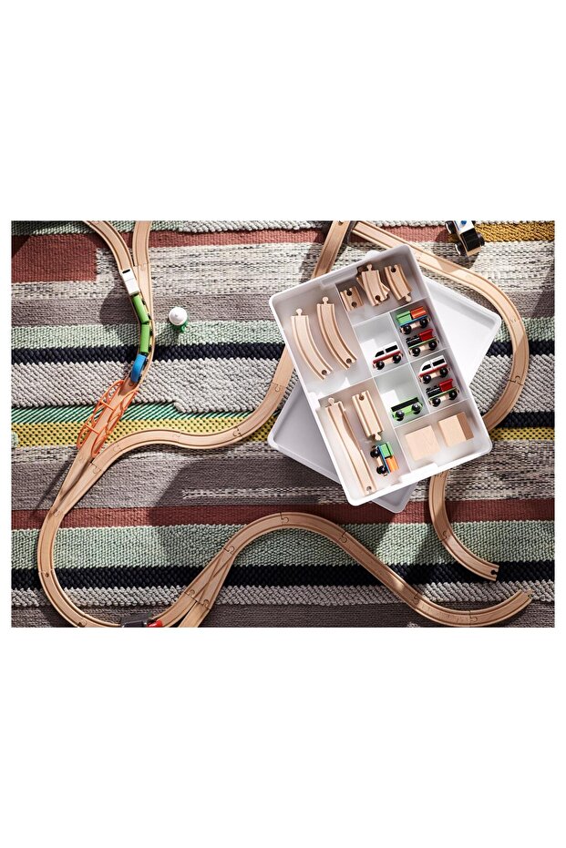 tren rayı, huş, 10 parça - 1