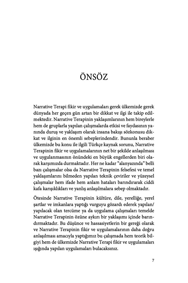 Narrative Terapi Uygulamaları - Mehmet Dinç - Eren Murat Dinçer - 5