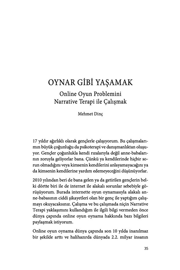 Narrative Terapi Uygulamaları - Mehmet Dinç - Eren Murat Dinçer - 8