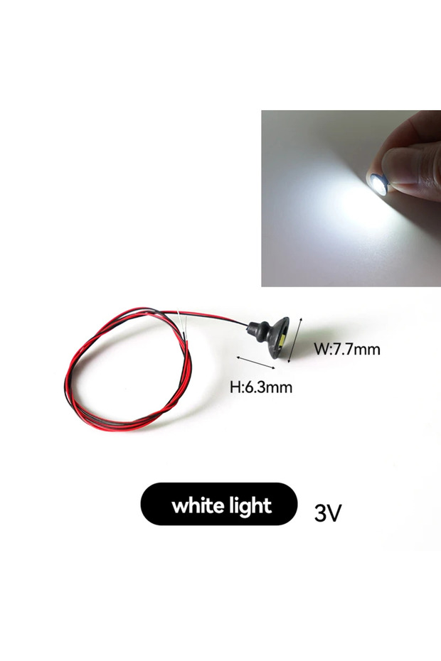 5 قطع بيضاء من مصابيح الشوارع بمقياس OO / HO، أعمدة مصابيح الحائط، مصابيح السقف LED، قطار السكة الحديد الأسود