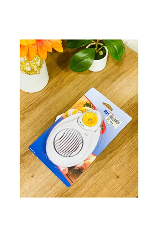 Manual Egg Slicer & Multi-Functional Food Cutter with Ergonomic Handle - 4