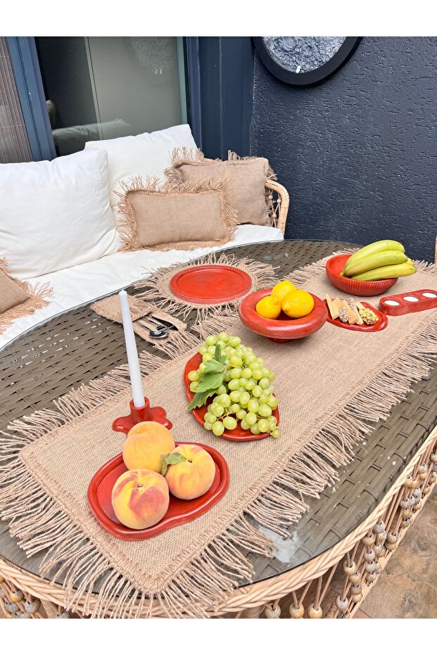 Runner hasır püsküllü - 2