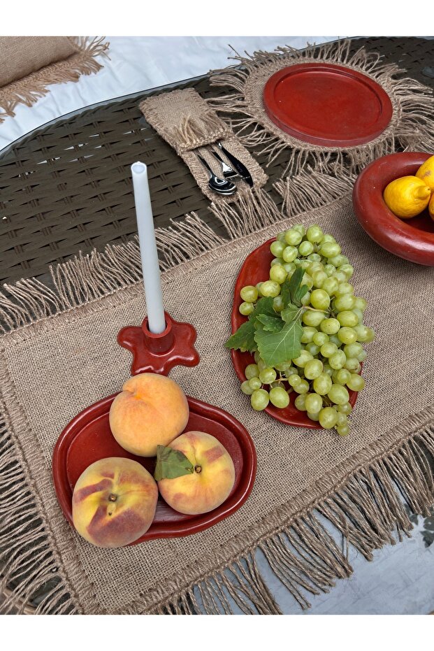 Runner hasır püsküllü - 1