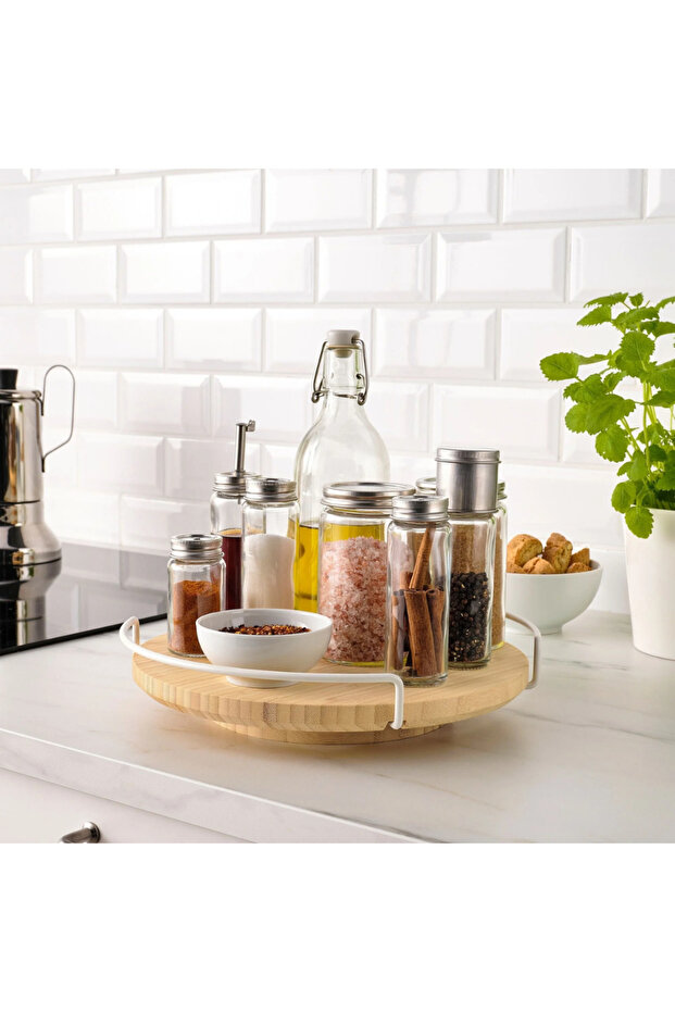 Aptıtlıg Bambu Dönen Servis Tepsisi 28 cm - 1