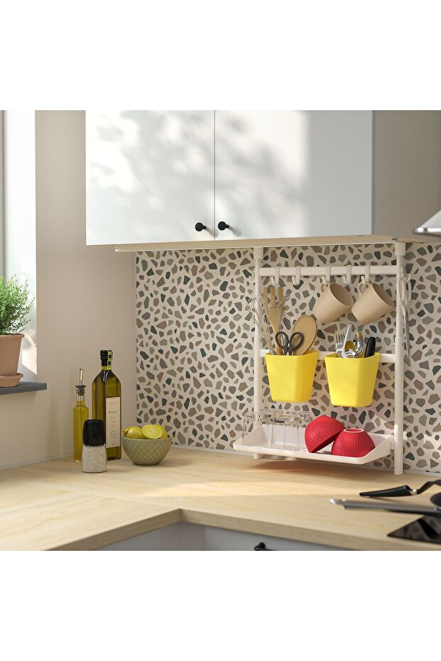 duvar rayı, beyaz - 1