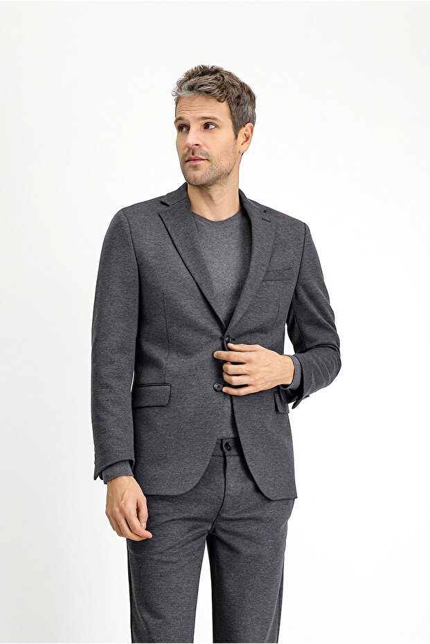 Regular Fit Classic Patterned Knitted Jacket - 3