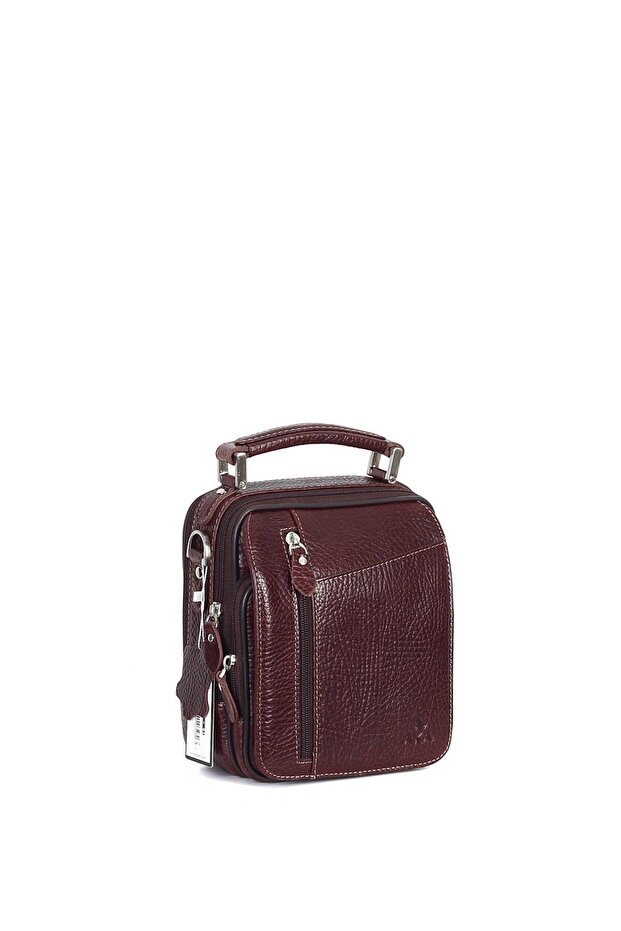 Bright Brown - Leather Portfolio Bag 348
