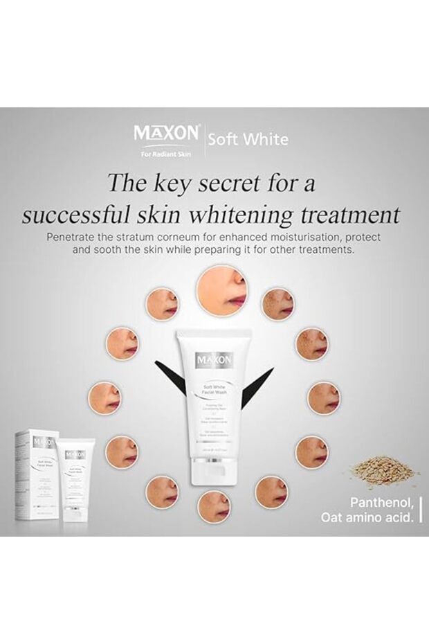Max On Soft White Facial Wash 150Ml - 2