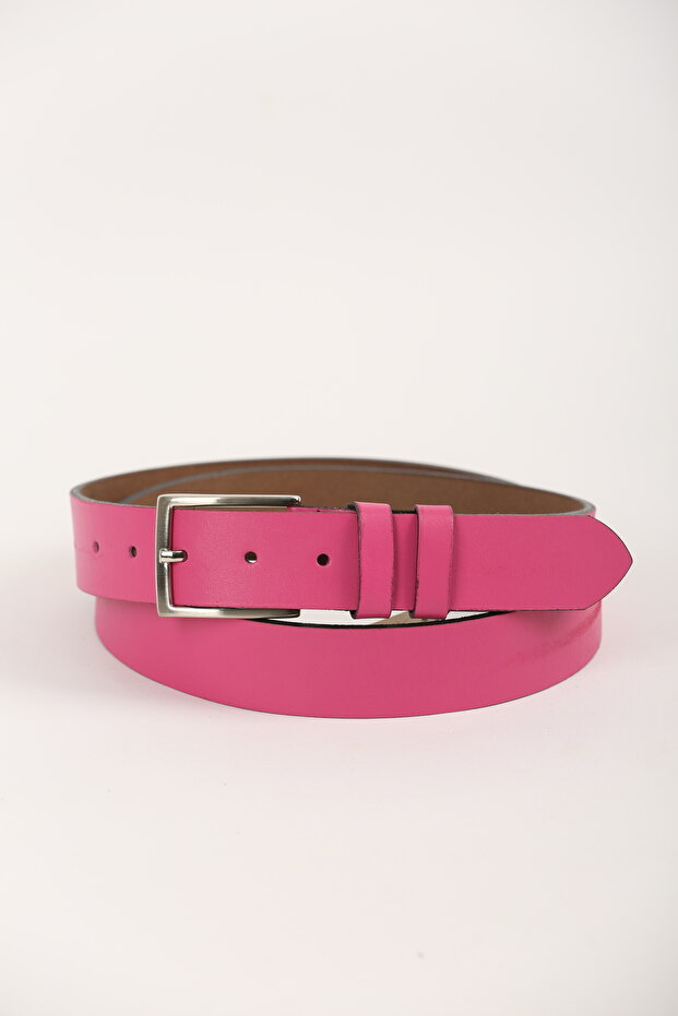 3.5 Cm Pink Original Leather Belt