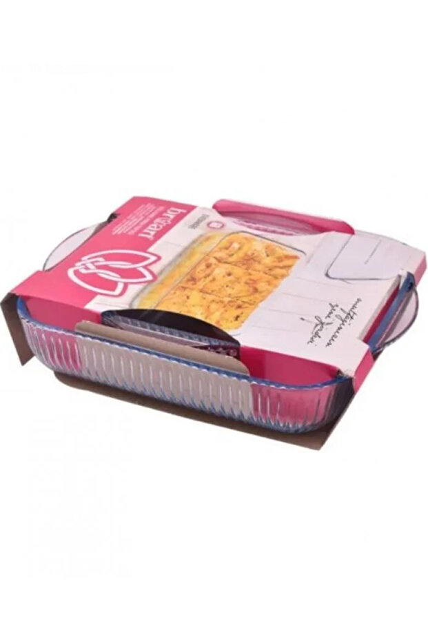 Turkish Pyrex Oven Tray Set Square 2 Pieces 1.6L / 2.9L - 4