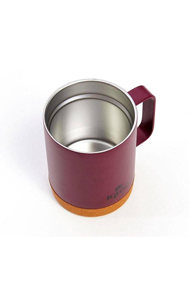 Cork Mug 350ml-BORDO - 3