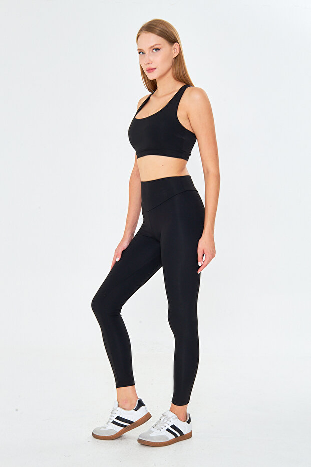 KADIN PUSH UP TOPARLAYICI TAYT BRALET ALT ÜST SPOR SET - 8