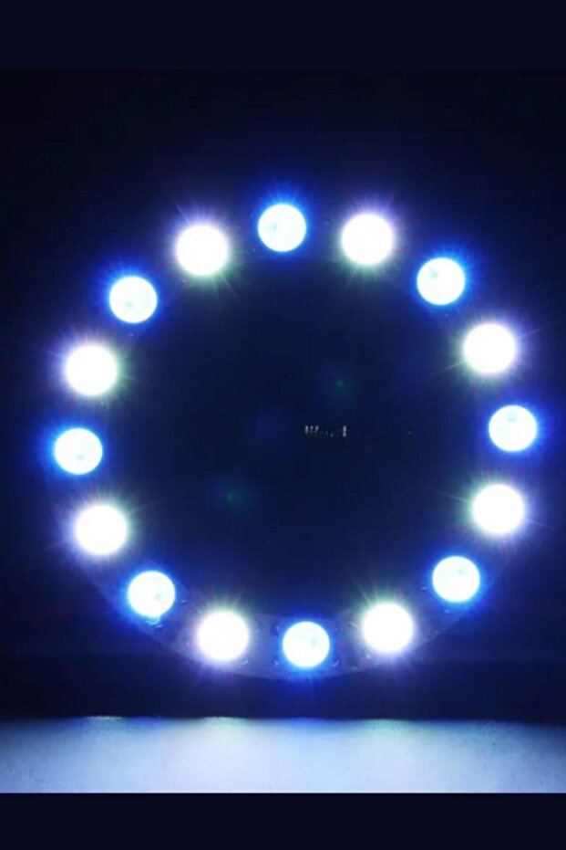 WS2812B Matrix Dijital Yuvarlak Pixel Led 35 Led Halka ARGB Magic Led Ayrı Ayrı Adresli Matrix Ekran - 2