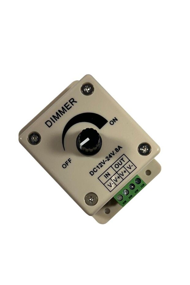 Manuel Led Dimmer 12-24V 8A Dc Dimmer 12-24 Volt Şerit Led Dimmer - 2