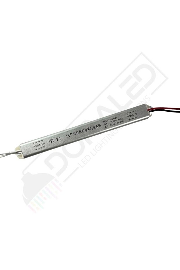 Ultra slim ince parmak led adaptör 12 volt 2 amper 24 watt (15x2x2cm) - 5