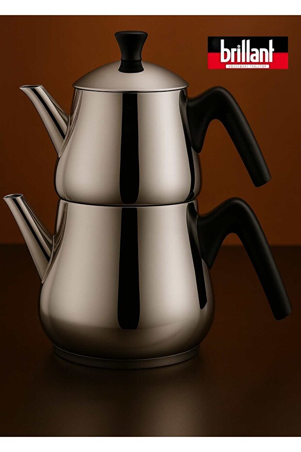 Maxi Boy Çelik Çaydanlık - 1