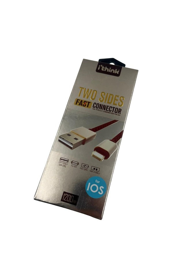 "Ithnk K25M Deri Kaplama Gold Hızlı Şarj ve Data Kablosu - Micro USB" - 3