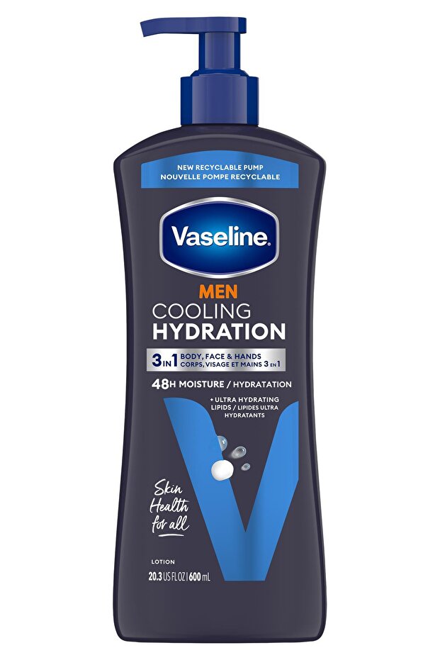 Men Cooling Hydration 3in1 Vücut Losyonu 600ML - 1