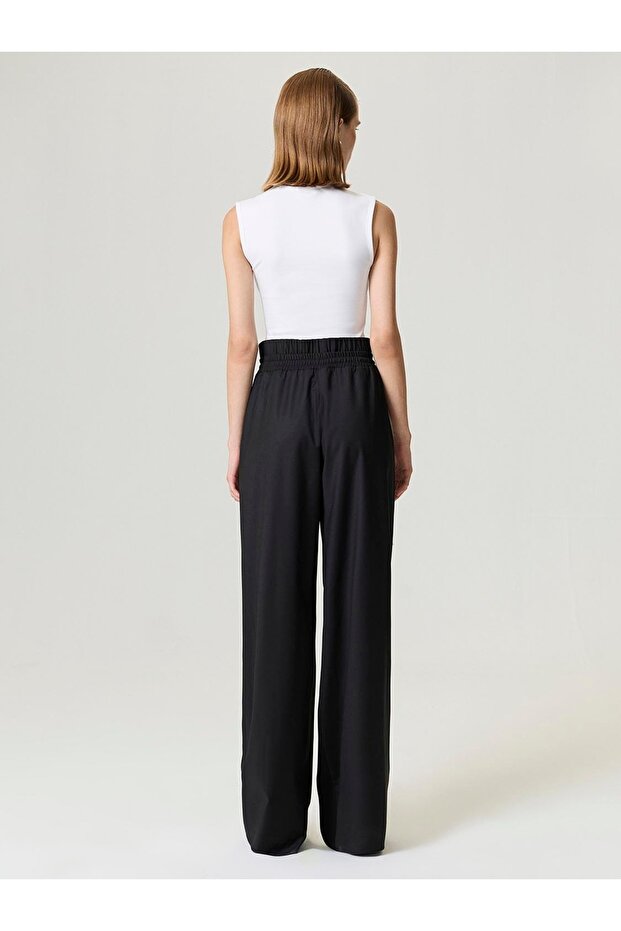 Dökümlü Pantolon - 7