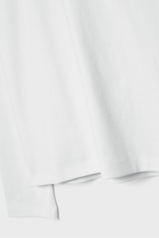 Normal Kesim Pamuklu Basic Tişört - 8