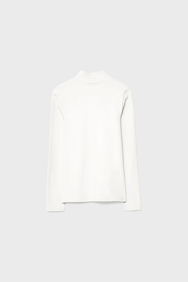 تي شيرت أساسي برقبة عالية - 6