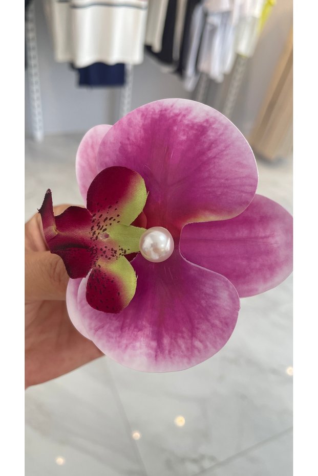 Orchid Flower Aloha Clamp Buckle