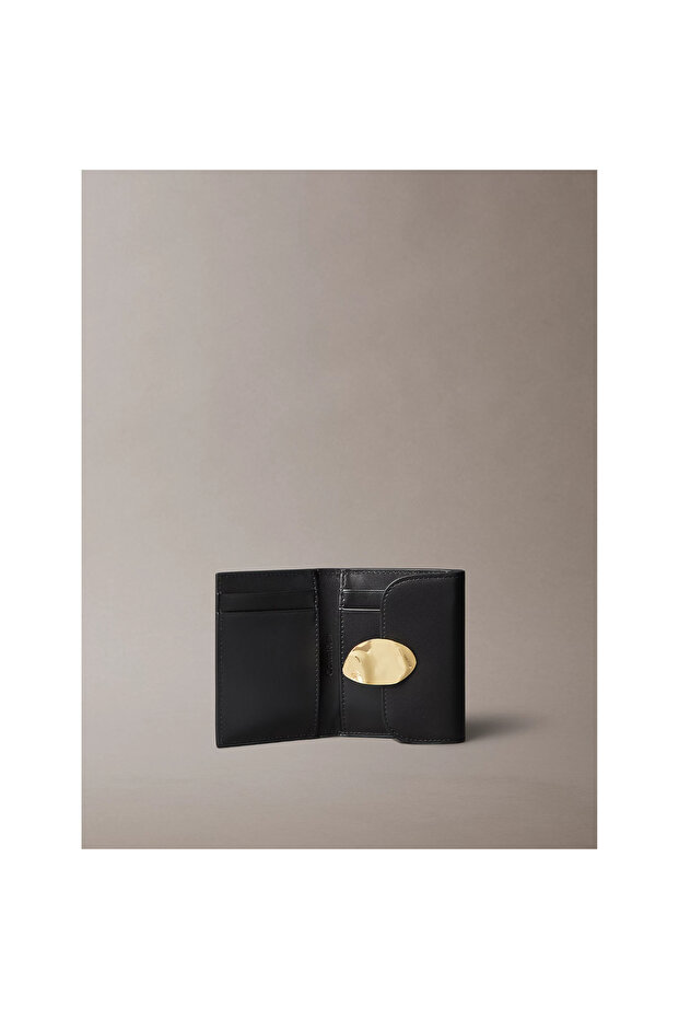 Ck Lv04f1062g Stone Lock Slouchy Lthr Trıfold Kadın Cüzdan - 7