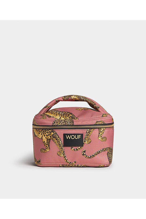 Blush Leopard - Makyaj Çantası - 1