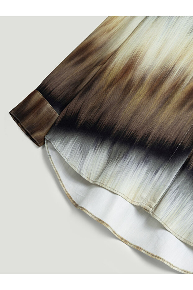 Batik Desenli Gömlek - 8