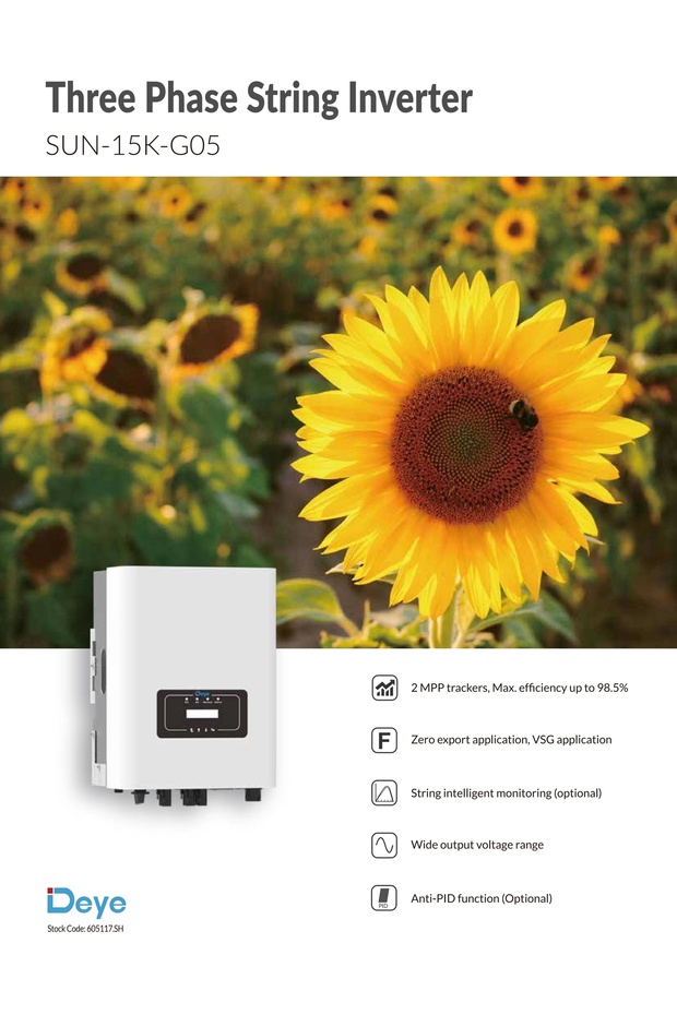 15KW Trifaze On-Grid String İnverter - 3