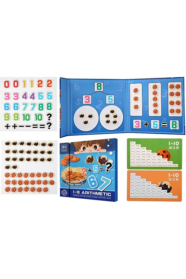 Magnetic Frames Set for Counting and Math Calculations - 2