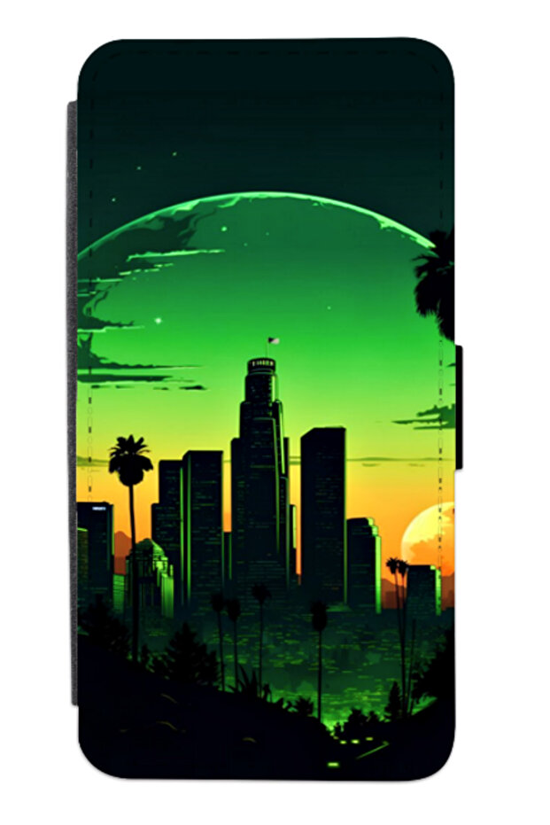 OPPO Reno7 5G personalized book case, City #2, multicolor, S2D1M017