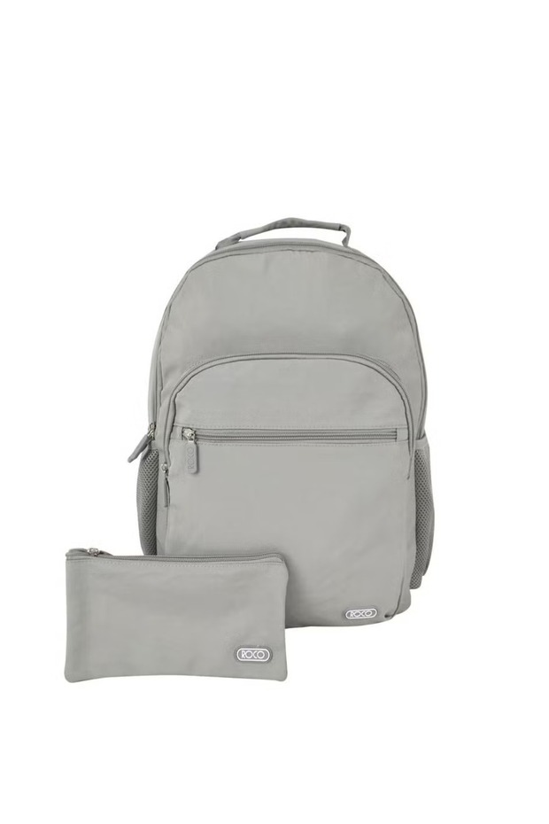 حقيبة ظهر كلاسيكية أساسية مع ملحق - أنيقة ومتعددة الاستخدامات - 1