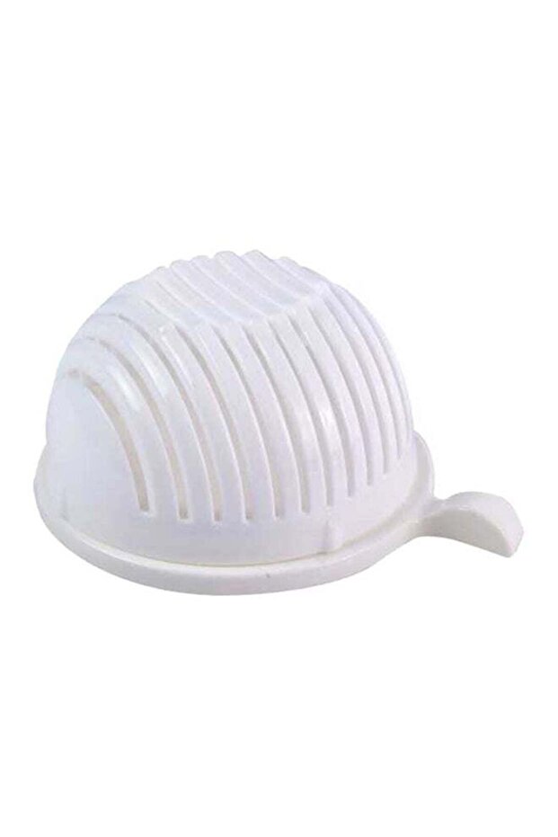 Wellberg Salad Cutter Bowl White 22.5x12x18centimeter