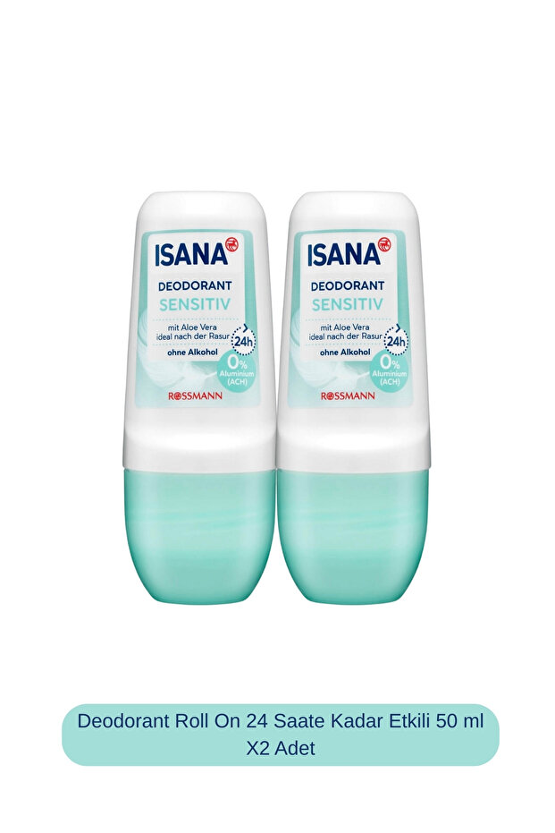 Deodorant Roll On 24 Saate Kadar Etkili 50 ml X2 Adet - 1