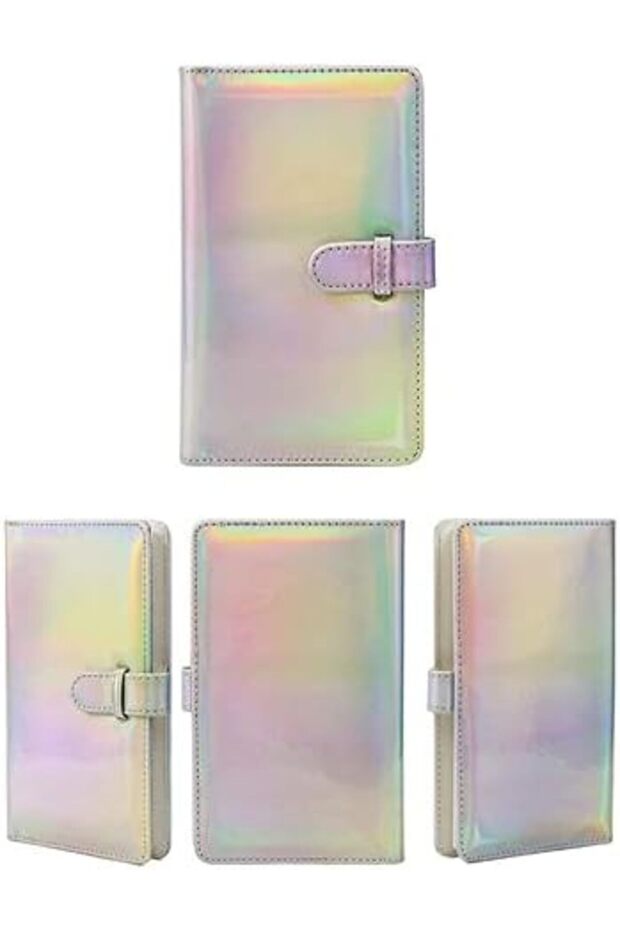 108 Pockets Card Size Pockets Fujiflims Mini Photo Album for Fujifilm Instax Mini -Silver