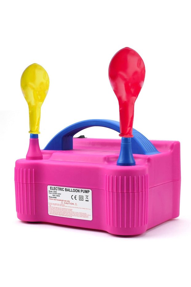 Portable Dual Nozzle Electric Blower Pump Inflator for Birthday House Wedding Anniversary Pa