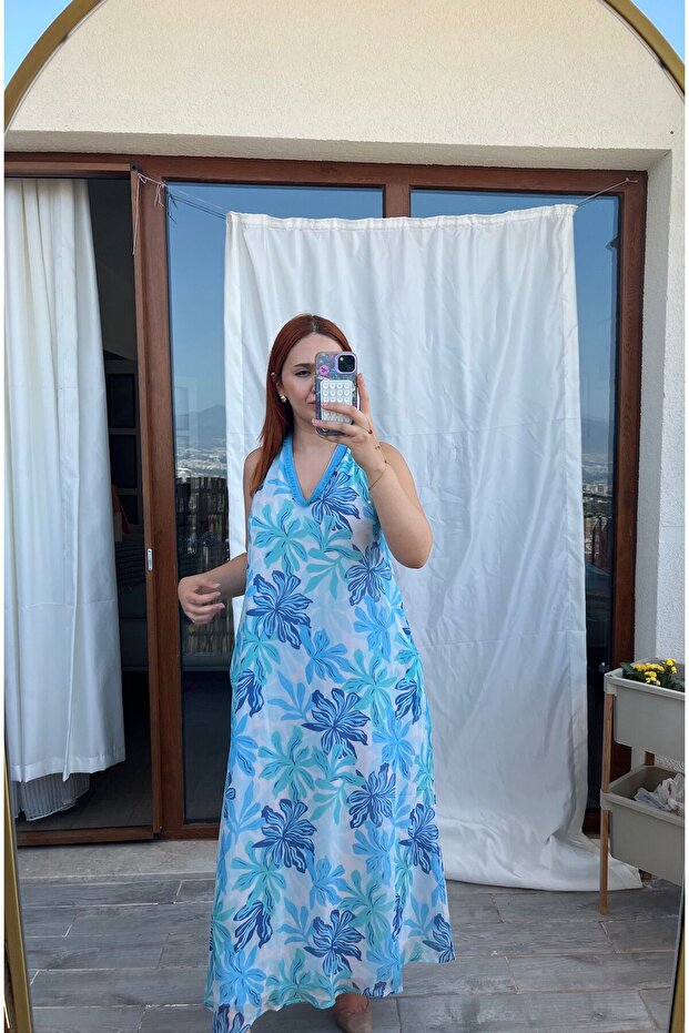 فستان منقوش - 1