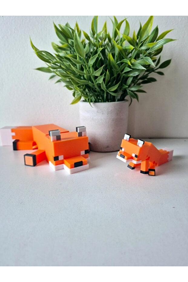 Minecraft Tilki Figürü - 1