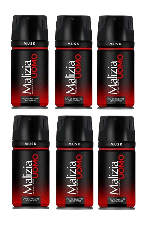Musk Deo Deodorant Spray For Men 150ml (Pack of 6)