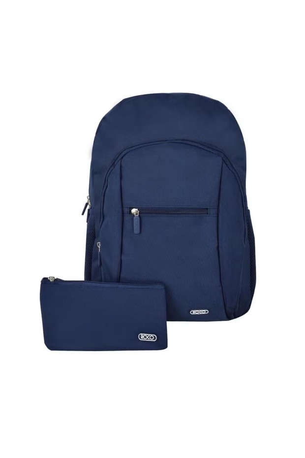 حقيبة ظهر كلاسيكية أساسية مع ملحق - عملية وأنيقة - 1